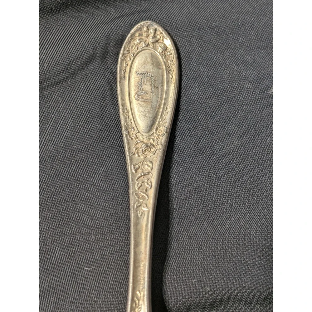 Lot of 6 Vintage 1835 R. Wallace Silverplate Dinner Forks Pat 1902 - Monogram